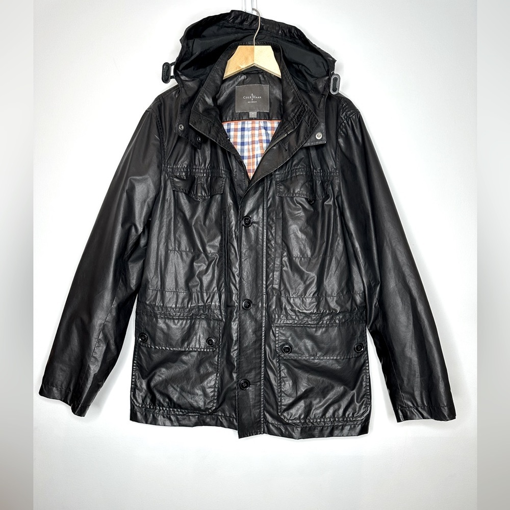 Cole Haan Wax Men's Light Jacket In Black